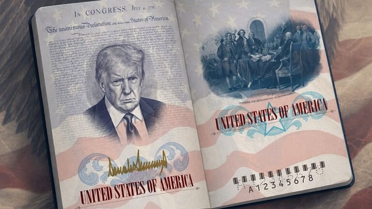 „Das ist kein Patriotismus“: Empörung über Trumps Gesicht auf neuen Pässen