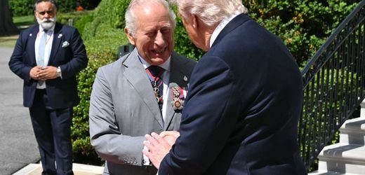 König Charles König Charles verabschiedet sich von Donald Trump – in nur sechs Minuten