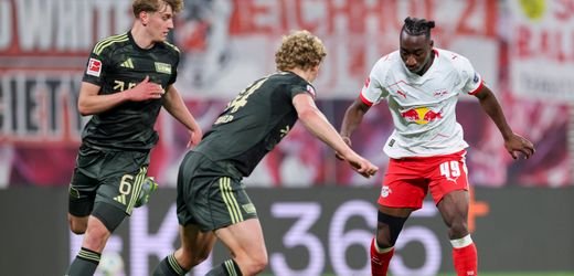 Fußball: Union Berlin verliert 1:3 gegen RB Leipzig