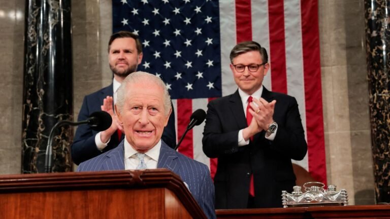 König spricht auch Ukraine an: Charles beschwört im US-Kongress den Zusammenhalt des Westens