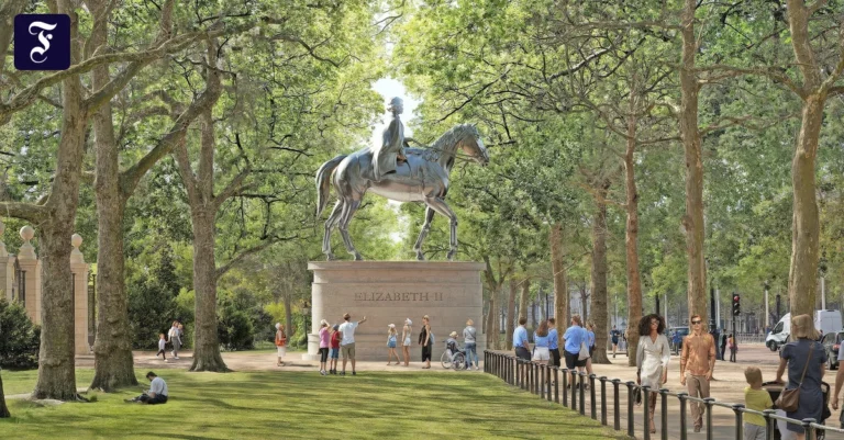 100. Geburtstag der Queen: Denkmal ist noch nicht fertig