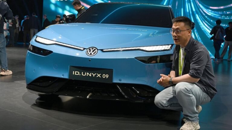 Deutsche Hersteller präsentieren neue E-Automodelle auf Automesse in Peking