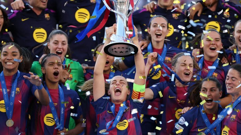 Finale der Champions League: Barcelonas Fußballerinnen sind die Königinnen Europas – Sport