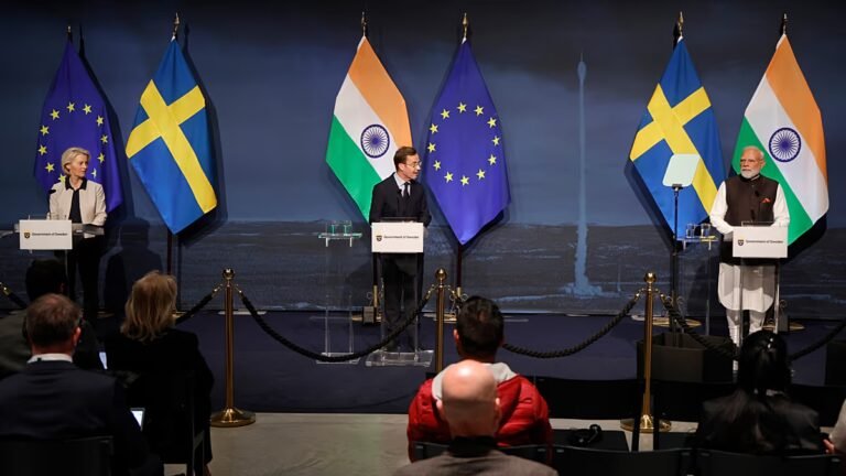 Modi in Schweden: Von der Leyen spricht von neuer EU-Indien Ära