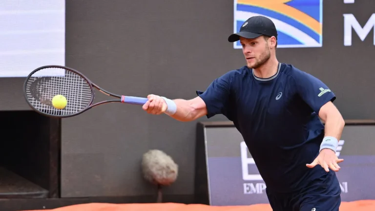 Tennis in Hamburg: Hanfmann gewinnt deutsches Tennis-Duell in Hamburg