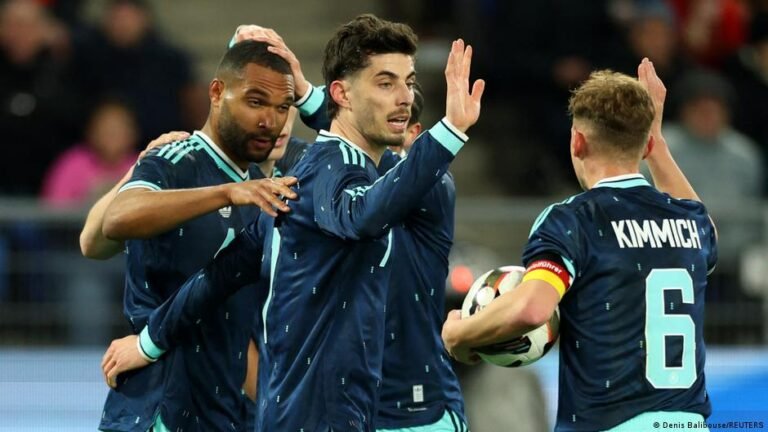 DFB-Team feiert Sieg bei Kai Havertz‘ Rückkehr