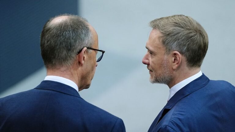 Vorwürfe werden zum Bumerang: Christian Lindner liest Friedrich Merz die Leviten