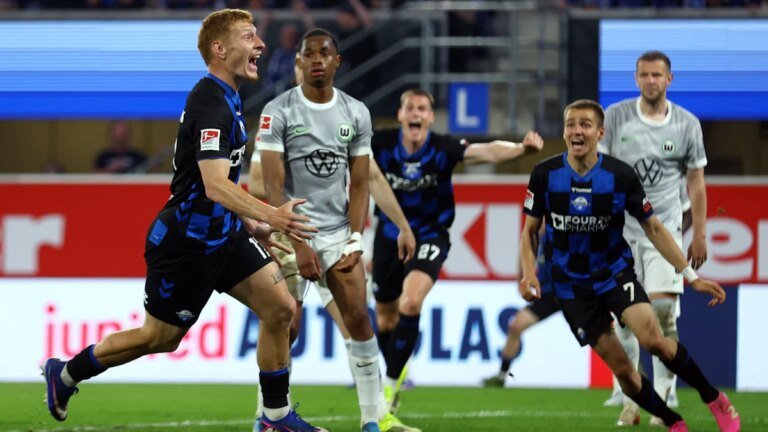 Zweitligist Paderborn gewinnt die Relegation und stürzt Wolfsburg in die zweite Liga – Sport