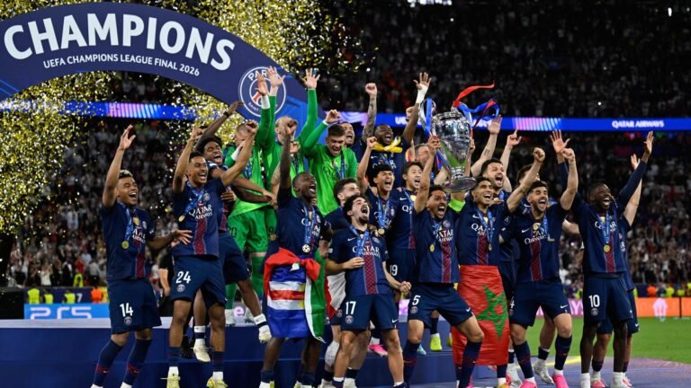 Fußball – Paris Saint-Germain gewinnt erneut Champions League