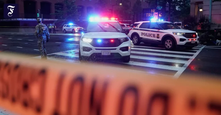USA unter Trump: Vorfall nahe dem Weißen Haus: Verdächtiger stirbt nach Schusswechsel