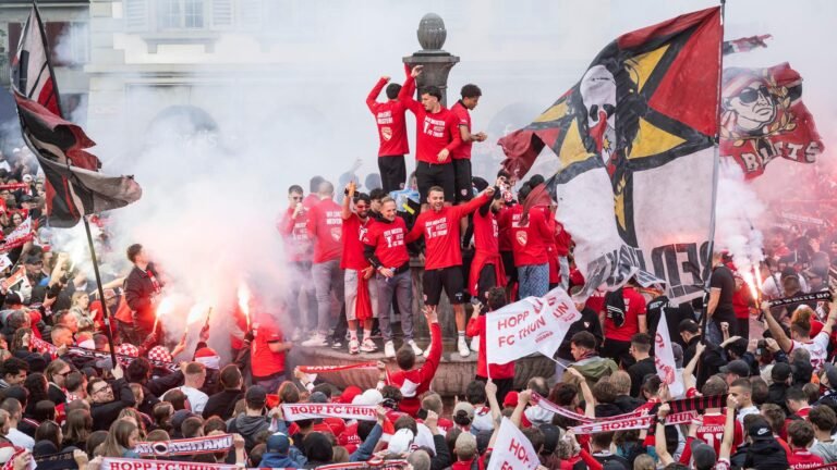 Als Aufsteiger zum Titel: FC Thun wird Fußball-Meister in der Schweiz