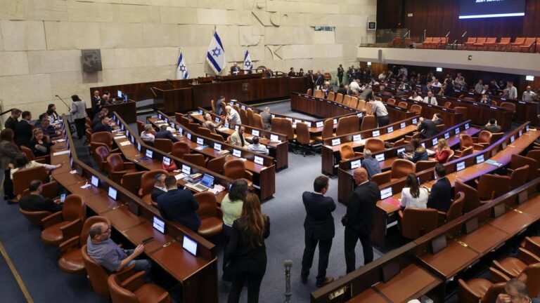 Israelisches Parlament stimmt für Selbstauflösung – erster Schritt zu Neuwahlen