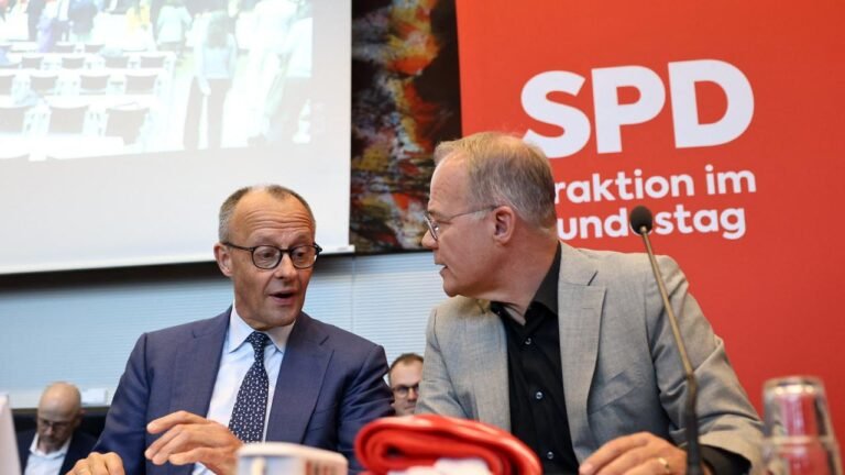 Merz bei SPD-Fraktion: Ein Besuch, um die Wogen zu glätten