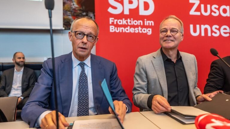 Merz bei SPD-Fraktion an die Koalition: „Brauchen jetzt Ruhe“