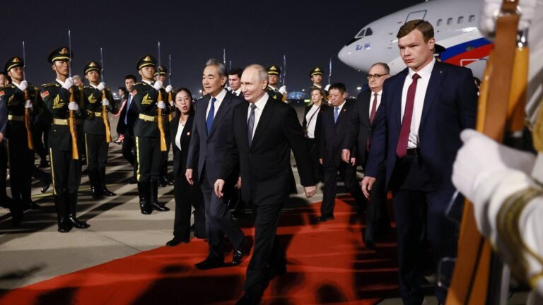Kreml-Chef Putin zu Besuch in Peking eingetroffen