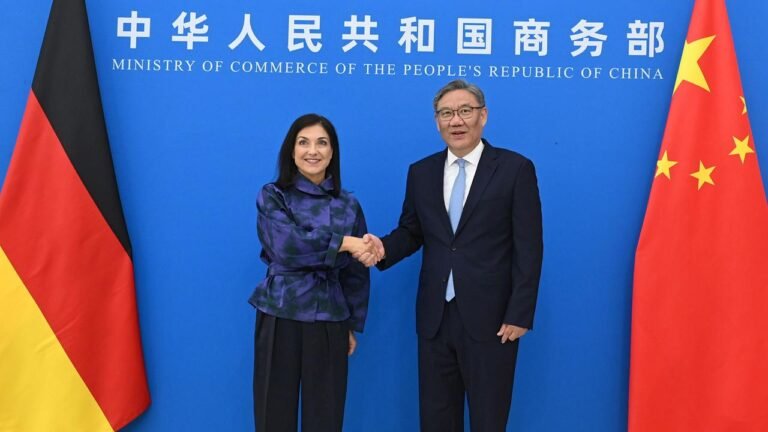 Wirtschaftsministerin in China: Kooperation statt Konfrontation