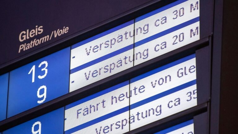 Bahn-Pünktlichkeit im Mai knapp über 60 Prozent