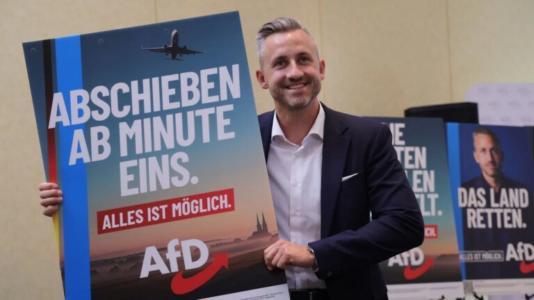 Wahlkampagne der AfD in Sachsen-Anhalt: Künstliche Morgendämmerung