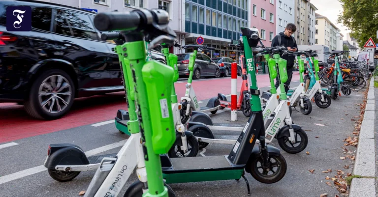 E-Scooter und Leihräder: Spitzenplatz für Frankfurt