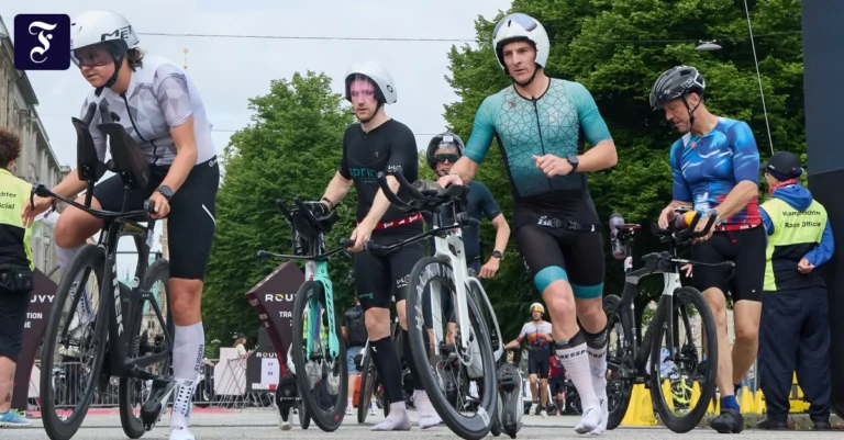 Raddefekte durch Metallsplitter auf Strecke bei Ironman Hamburg
