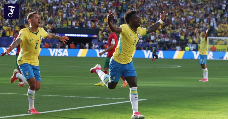 Fußball-WM 2026: Brasiliens Vinícius Júnior rettet 1:1 gegen Marokko